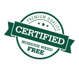 Standlee Certified Noxious Weed Free Badge