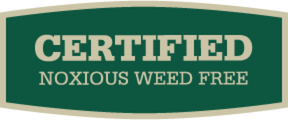 Standlee Certified Noxious Weed Free Badge