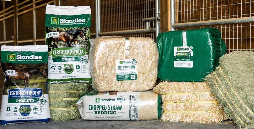 Standlee Forage Certified Weed Free Products.