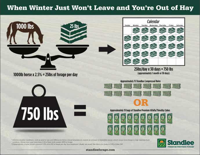 Winter Hay Supply Infographic
