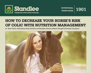 Preview of Decrease Your Horses Risk of Colic with Nutrition Management nutritional paper
