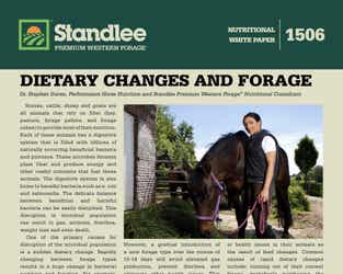 Preview of How Dietary Changes Can Disrupt Your Horses Digestive Health nutritional paper