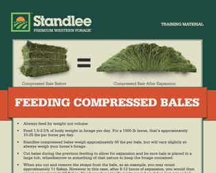 Preview of Tips for Feeding Compressed Bales Nutritional Paper nutritional paper