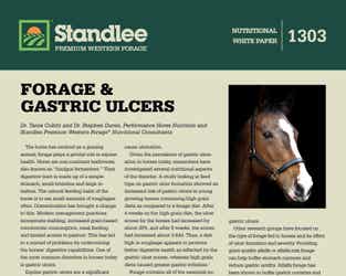 Preview of Forage And Gastric Ulcers in Horses nutritional paper