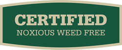 Certified Noxious Weed Free logo