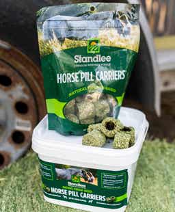 Standlee horse Pill Carriers bag and Bucket