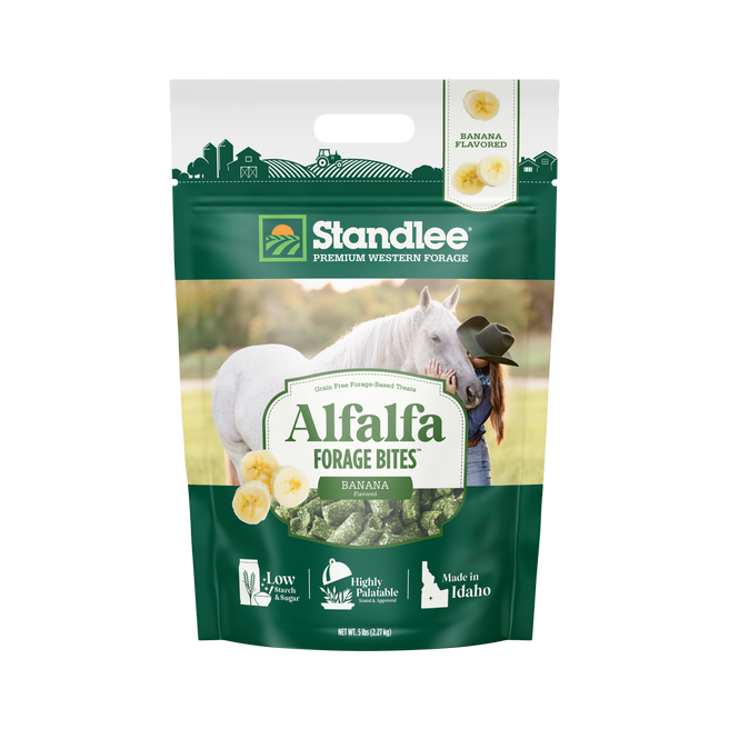 Alfalfa Forage Bites - Banana Flavored