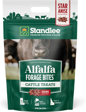 Alfalfa Forage Bites, Cattle Treats – Star Anise Flavored