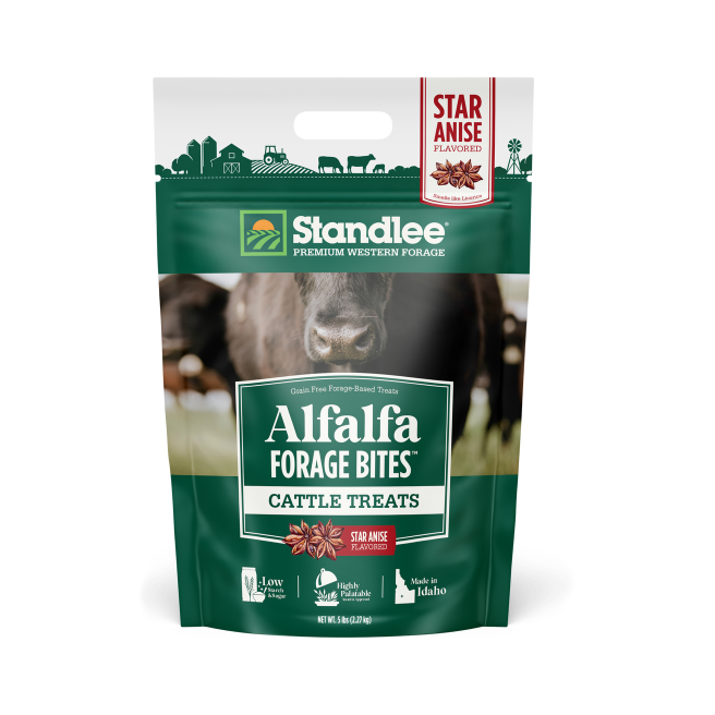 Alfalfa Forage Bites, Cattle Treats – Star Anise Flavored