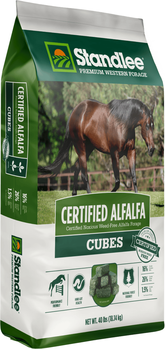 Certified Alfalfa Cubes for horses Standlee Forage
