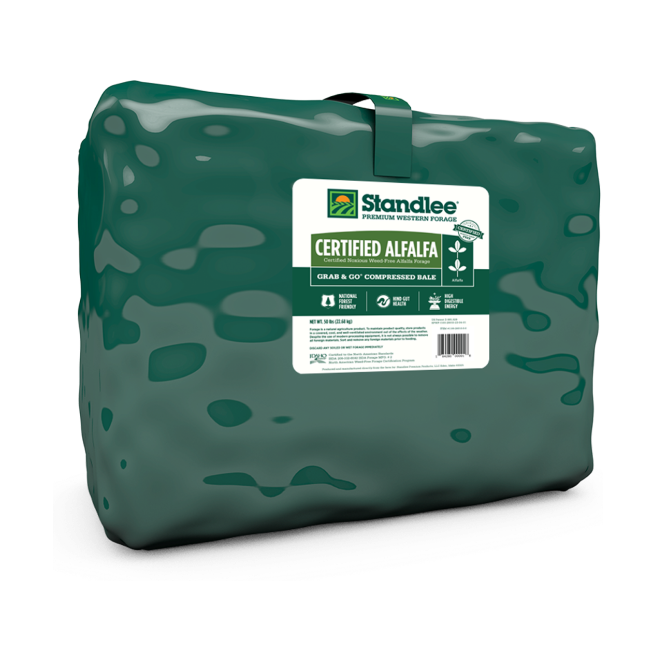 Certified Alfalfa Grab & Go Compressed Bale