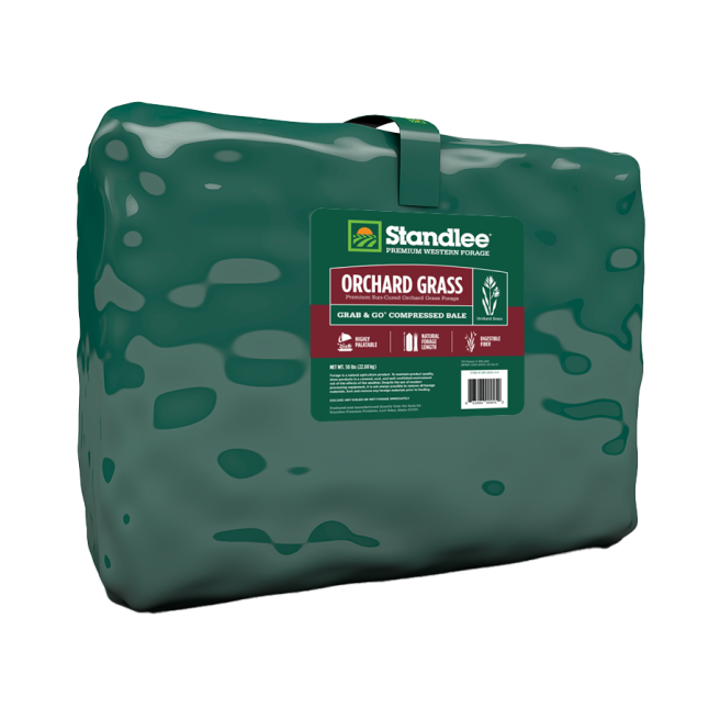 Orchard Grass Grab & Go Compressed Bale