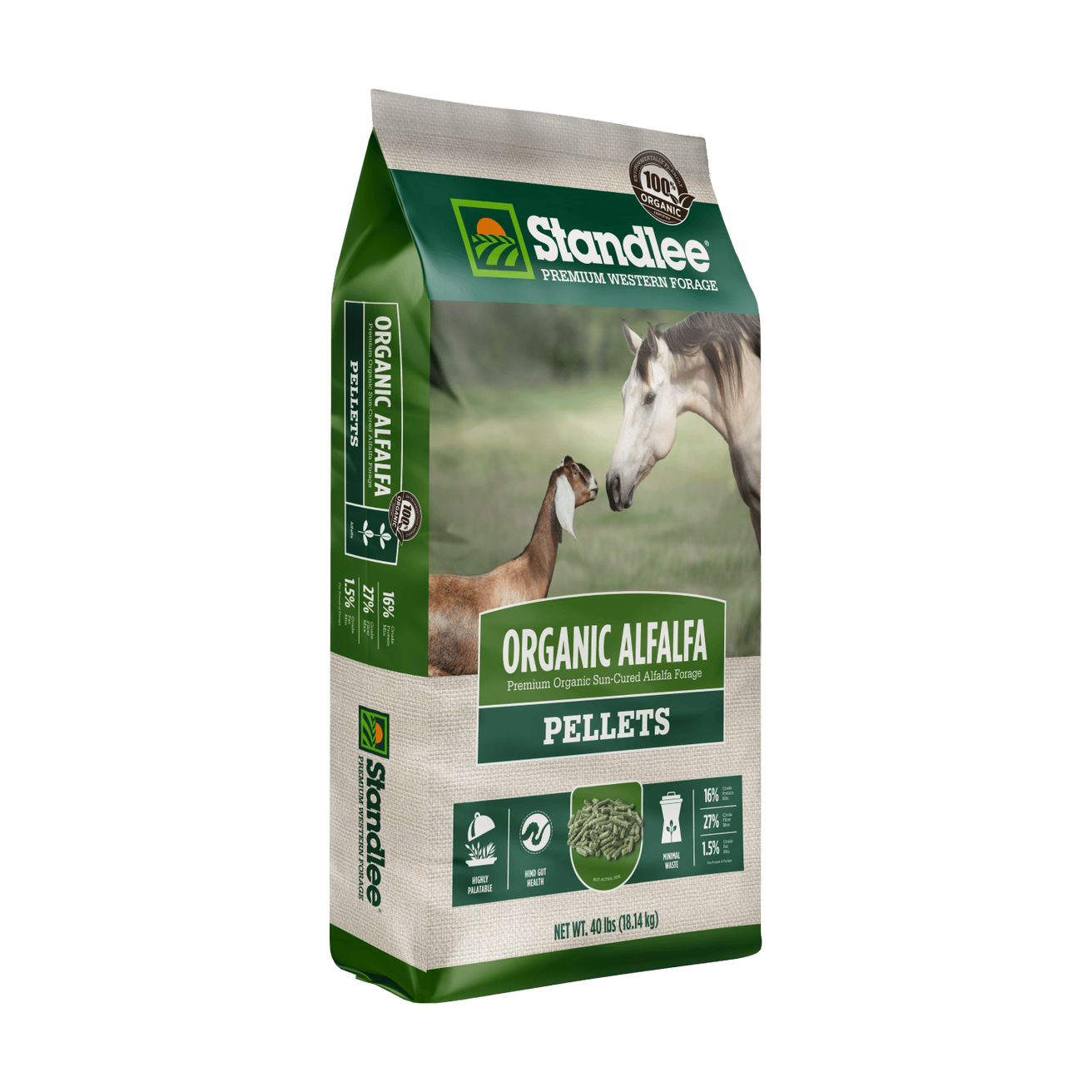 Organic Alfalfa Pellets thumbnail #1