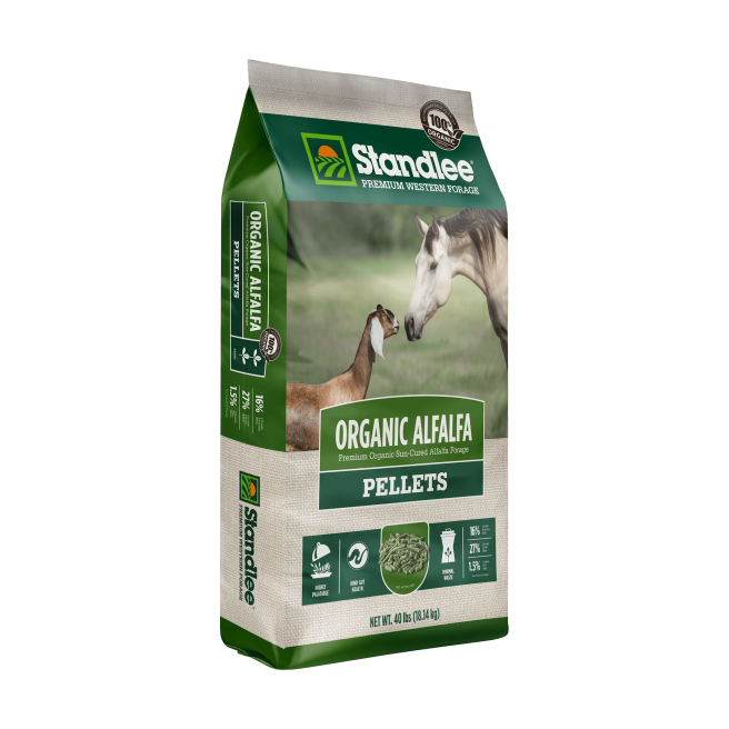 Organic Alfalfa Pellets