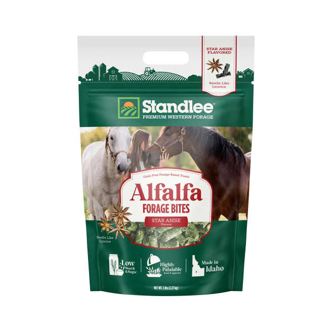 Alfalfa Forage Bites – Star Anise Flavored Horse Treats