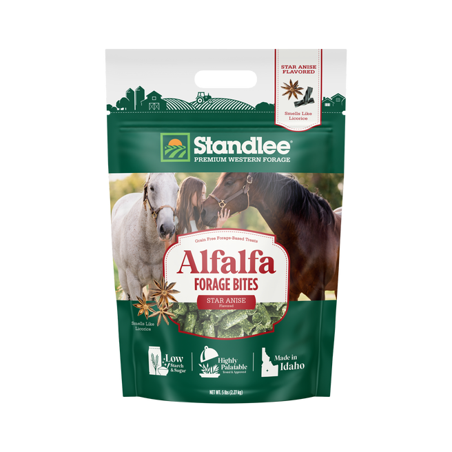 Alfalfa Forage Bites – Star Anise Flavored Horse Treats