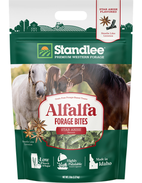 Alfalfa Forage Bites – Star Anise Flavored Horse Treats