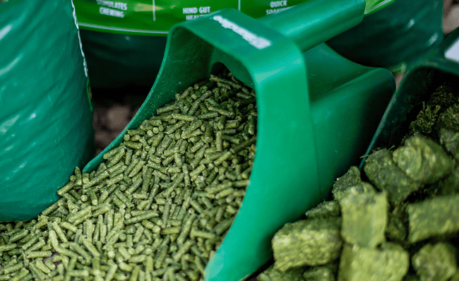 Alfalfa Mini Pellets Scoop.