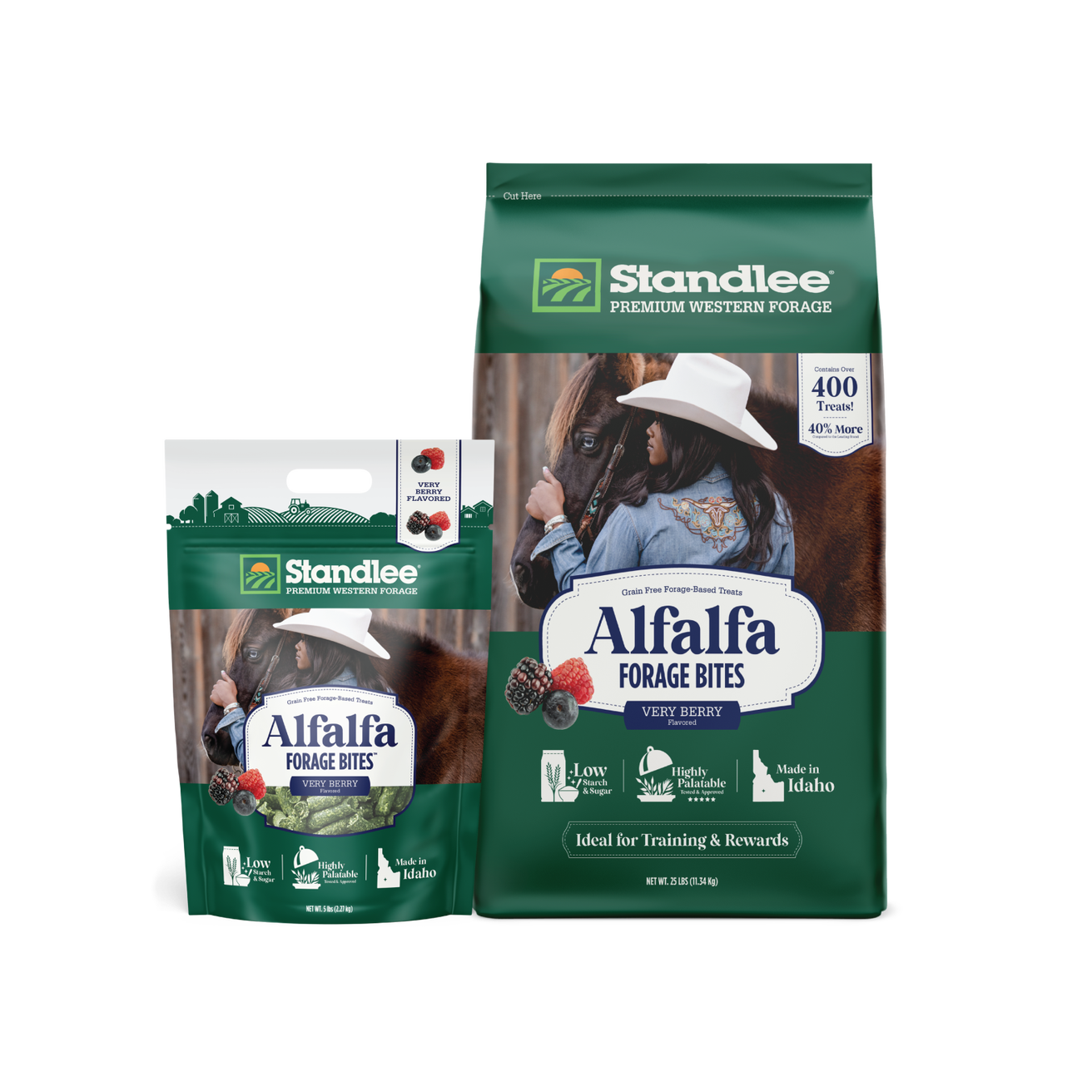 Alfalfa Forage Bites – Very Berry Flavored Horse Treats thumbnail #1