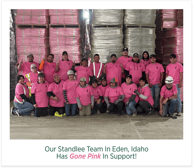 Standlee team members group photo.