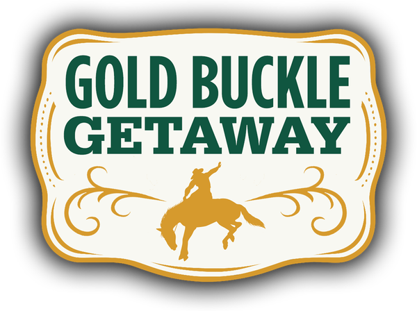 Gold buckle.