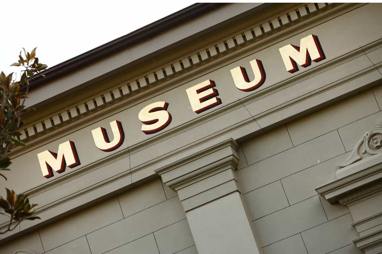 Top of museum from outside