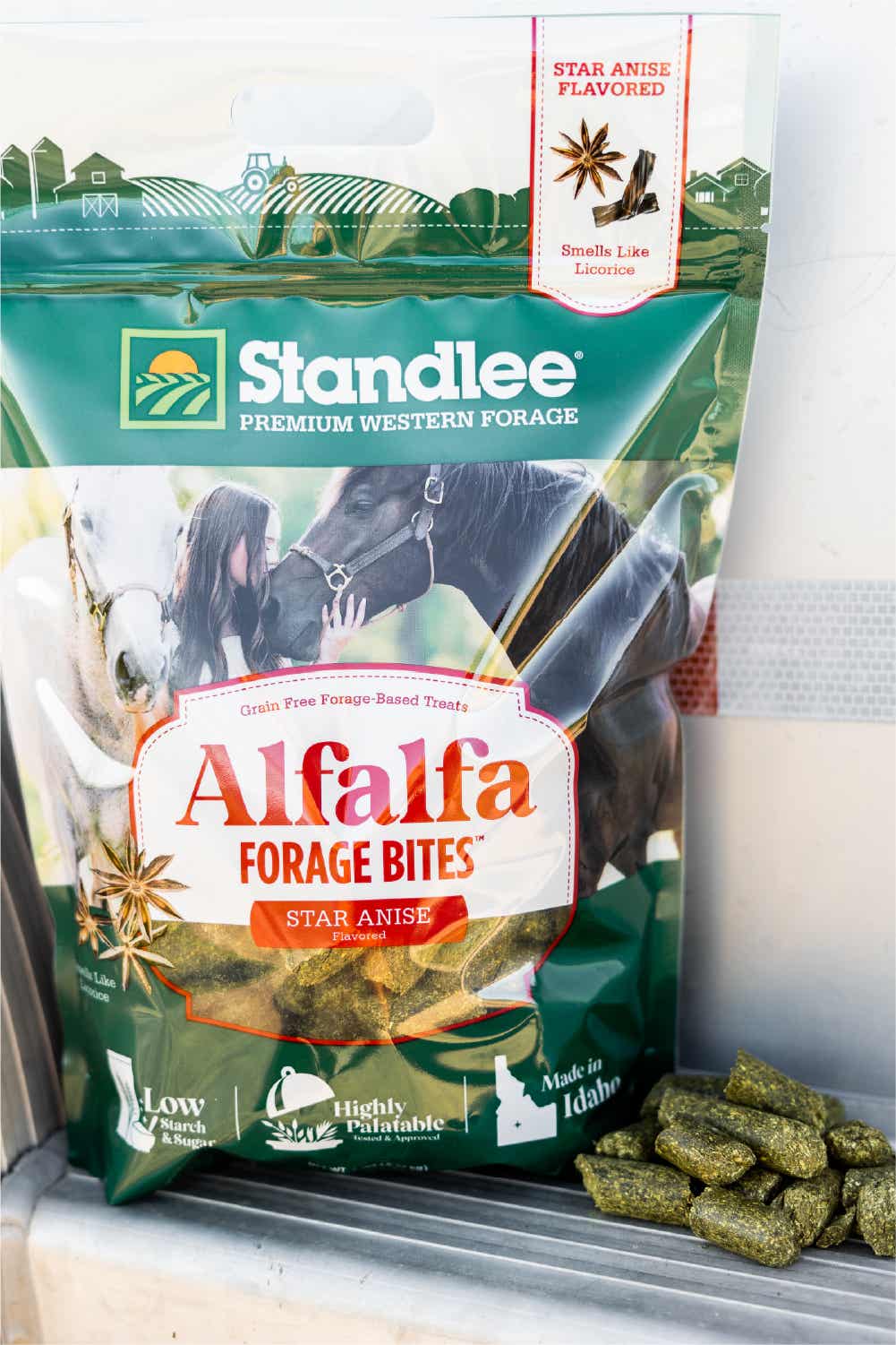 All Natural, Grain-Free Star Anise Flavored Alfalfa Horse Treats