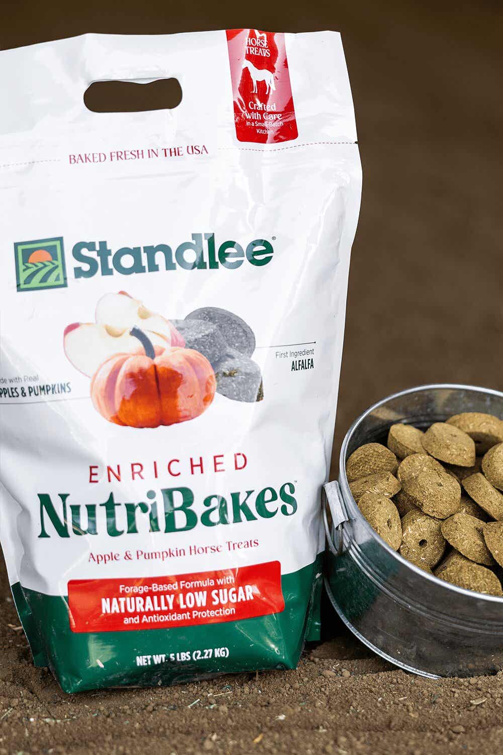 NutriBakes Apple & Pumpkin Horse Treats, 5 lb Bag