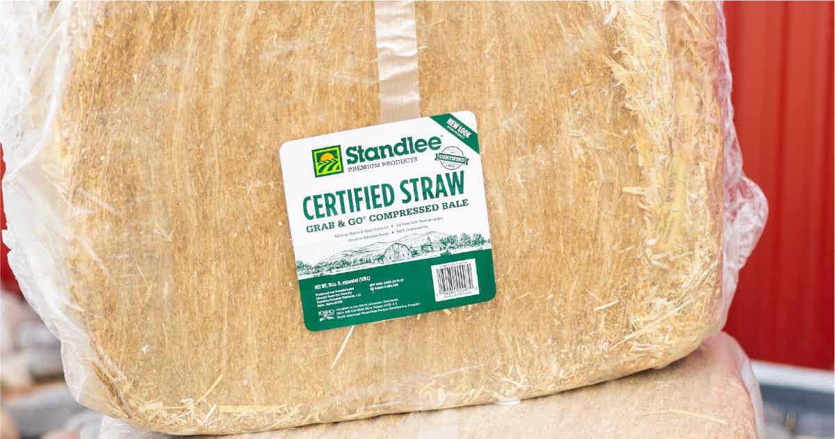 Rice Straw Bales - Certified Weed Free (Biodegradable) - 46 x 15 x 22 -  Made in the USA 1 Bale - $185 each