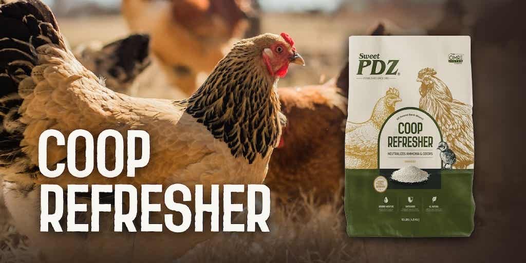Sweet PDZ Coop Refresher – All-Natural Odor Control